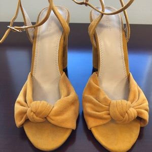 New Canary Yellow, Strappy Heels